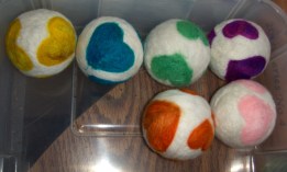 All of the heart balls