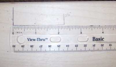 measuring edge is off