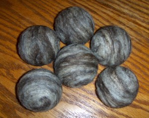 Stormy gray dryer balls