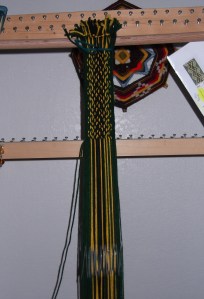 The backside of the dragon's breath weaving
