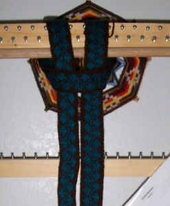 showing off the running leaf pattern