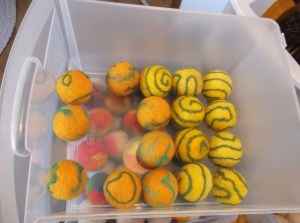 Green Bay Packers dryer balls