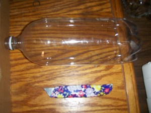 container with utility knife