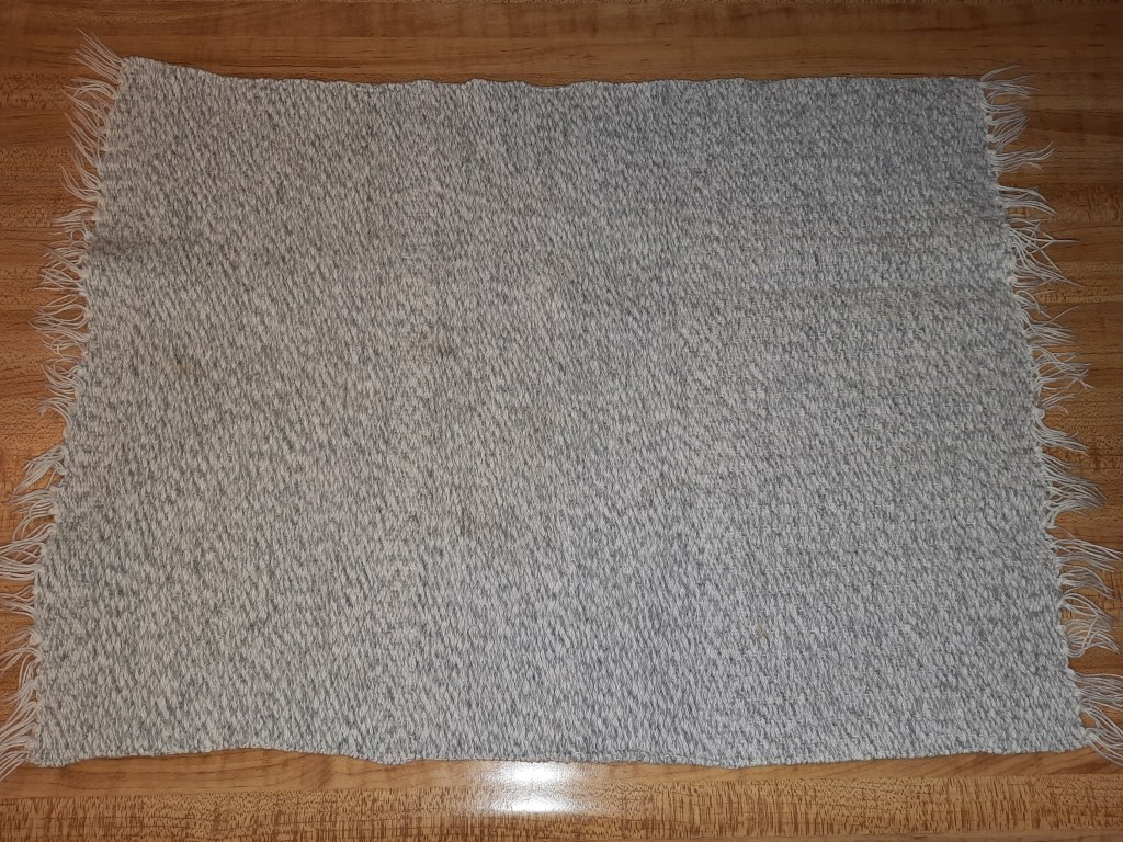 a handwoven cotton dishtowel